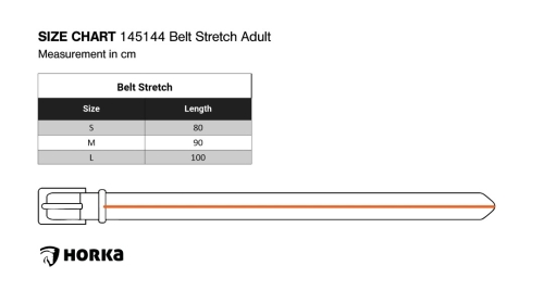 Pasek elastyczny HORKA Stretch Belt blue
