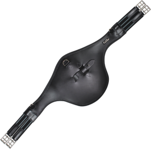 Popręg skórzany z fartuchem dla kucy KenTaur "Cassis Pony"