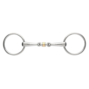 Wędzidło podwójnie łamane Stubben "Soft Roll Sweet Copper" 16 mm