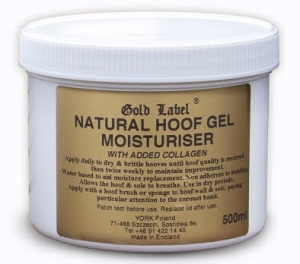 Nawilżający żel do kopyt Gold Label "Hoof Gel Moisturiser Natural" 500g