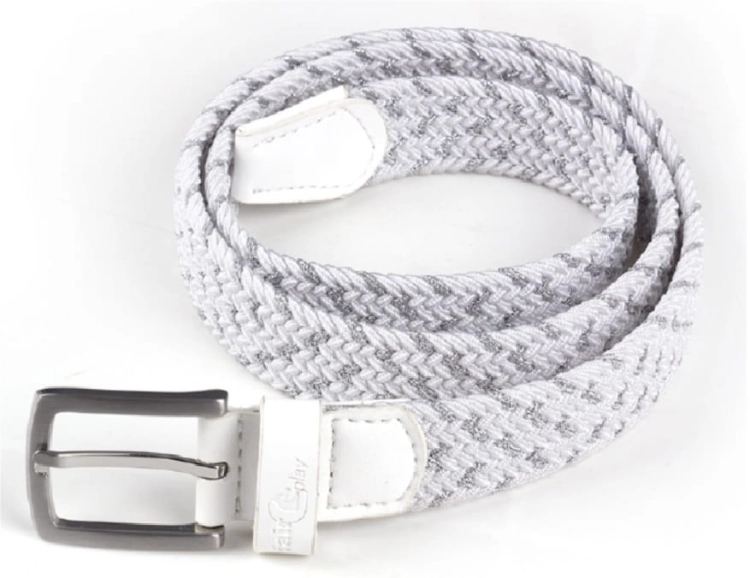 Pasek Fair Play Hill Braid bialy
