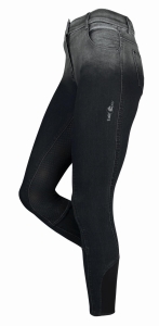 OUTLET Bryczesy Fair Play "Sarah Denim" czarny