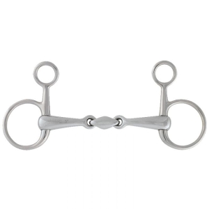 Wędzidło podwójnie łamane z półwąsem Stubben "Baucher Easy Control" 14 mm