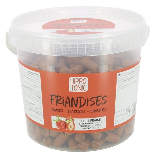 Hippo-Tonic cukierki truskawkowe  Friandises Strawberry