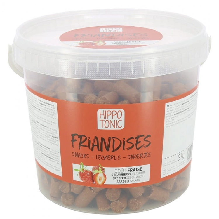 Hippo-Tonic cukierki truskawkowe  Friandises Strawberry