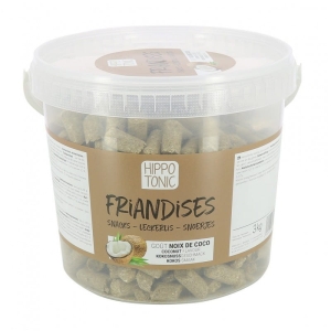 Cukierki kokosowe Hippo-Tonic "Friandises Coconut" 3 kg