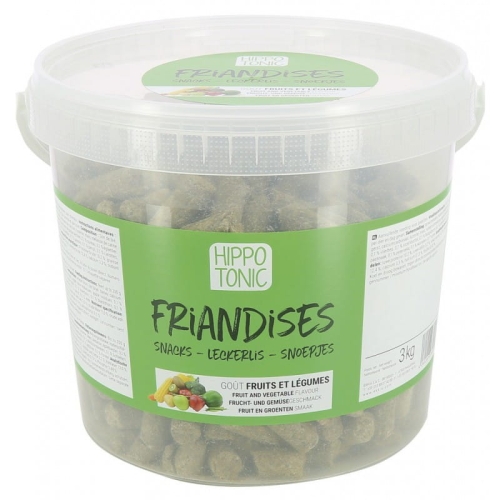 Hippo-Tonic cukierki owocowo-warzywne Friandises Fruit & Vegetable