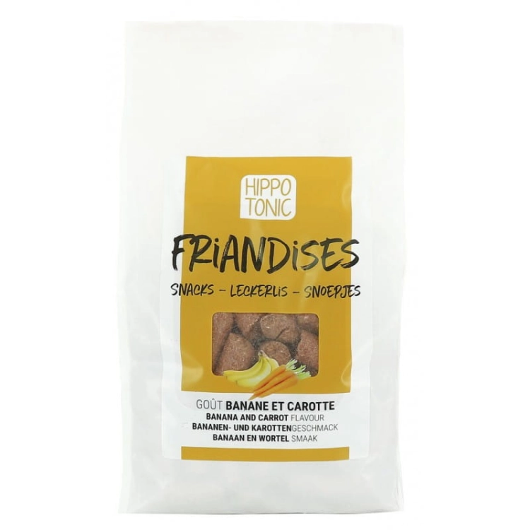 Hippo-Tonic cukierki bananowo-marchewkowe Friandises Banan & Carrot