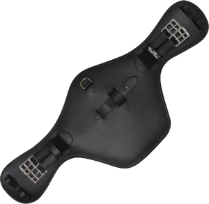 Popręg skórzany z fartuchem  KenTaur "Metz" 