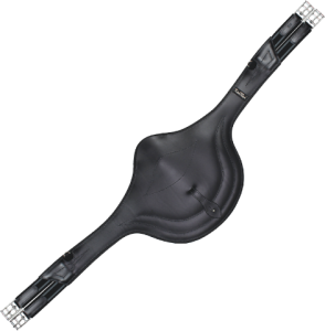 Popręg skórzany z fartuchem KenTaur "Avignon"