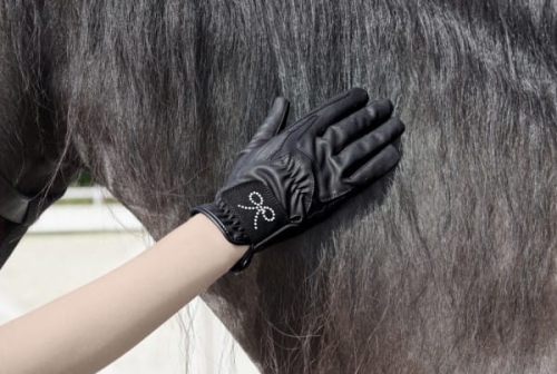 rękawiczki jeździeckie HorsEnjoy Equi Crystal