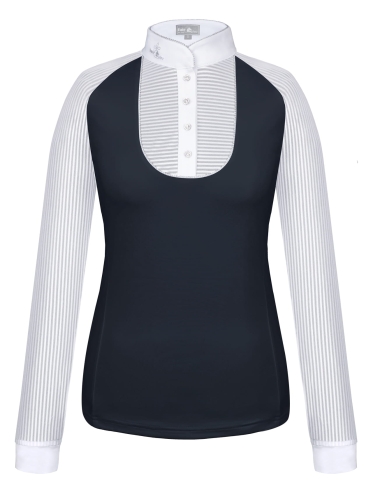 Koszulka konkursowa Fair Play Justine Airy Long Sleeve czarny.