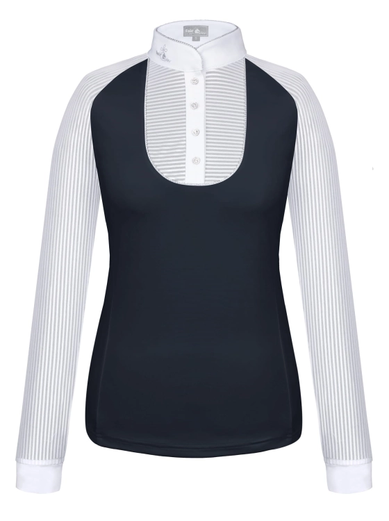 Koszulka konkursowa Fair Play Justine Airy Long Sleeve czarny.