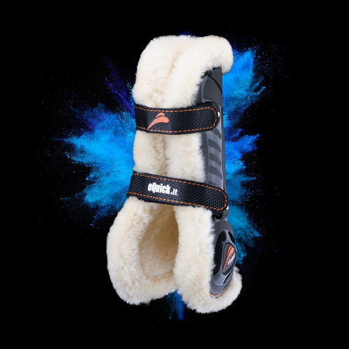 Ochraniacze przednie eQuick eShock Legend Fluffy No Kill Velcro