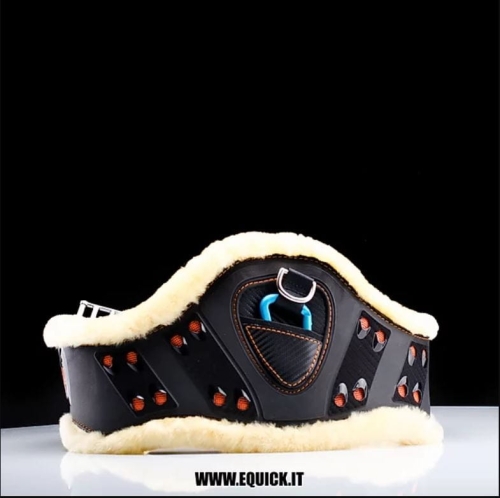 Popręg anatomiczny eQuick eSapphire Fluffy