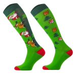Skarpety świąteczne COMODO "Green Santa Christmas"  24h