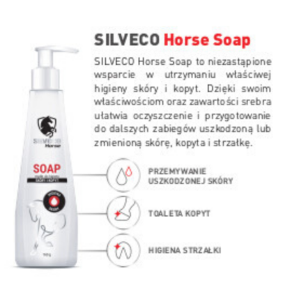 mydło antybakteryjne SILVECO Horse Soap broszura