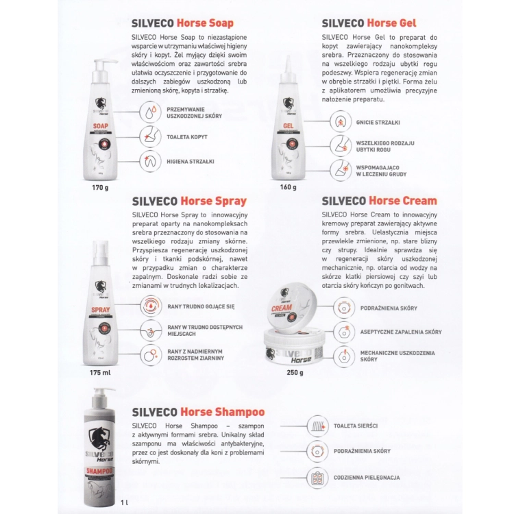 krem regenerujący SILVECO Horse Cream