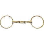 Wędzidło podwójnie łamane Feeling "Large Rings Anatomic" 21 mm