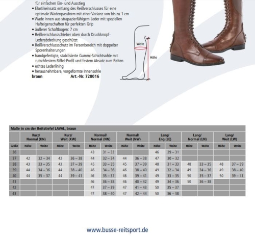 BUSSE Oficerki Laval