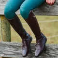 HORZE-oficerki-Winslow-dark-brown