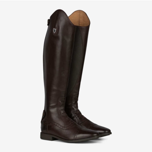 HORZE-oficerki-Winslow-dark-brown