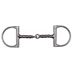 Wędzidło oliwkowe z rolkami Feeling "Dee" 13 mm