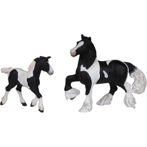 Figurka PAPO "Black Irish Cob Foal"