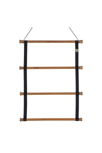 Wieszak stajenny  TORPOL "Basic" 4 drążki Black