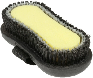 Szczotka z gąbką do kąpieli HORZE "Comfort Grip"