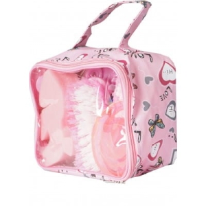 Zestaw szczotek w torbie HORKA "Hearts"