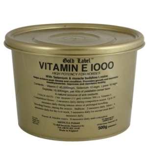 Witamina E Gold Label "Vitamin E 1000" 500g