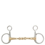 Wędzidło podwójnie łamane z półwąsami BR "Soft Contact" 12mm  