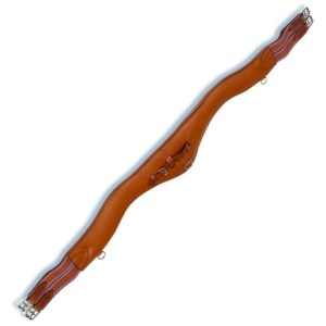 Popręg skórzany Stubben "Contour Elastic"