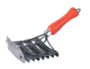 Zgrzebło metalowe z grzebieniem do grzywy KERBL