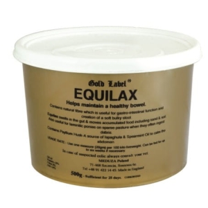 Preparat na odpiaszczenie i kolki Gold Label "Equilax" 500g