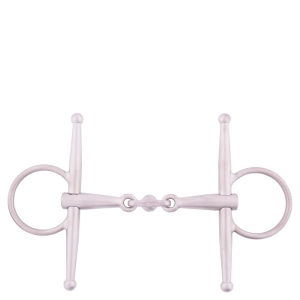 Wędzidło podwójnie łamane z wąsami BR "Titanio" 16mm