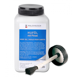 Olej do kopyt z pędzelkiem Waldhausen 500 ml