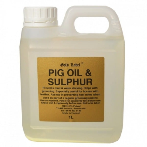 preparat do pielęgnacji nóg i szczotek Gold Label Pig oil