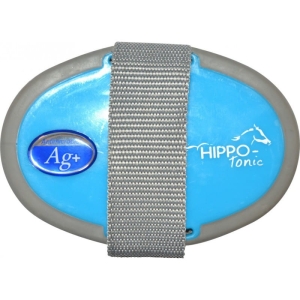 Zgrzebło gumowe Hippo-Tonic "Antimicrobien" duże
