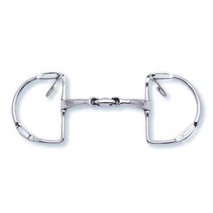 Wędzidło podwójnie łamane Stubben "German D" 14 mmm