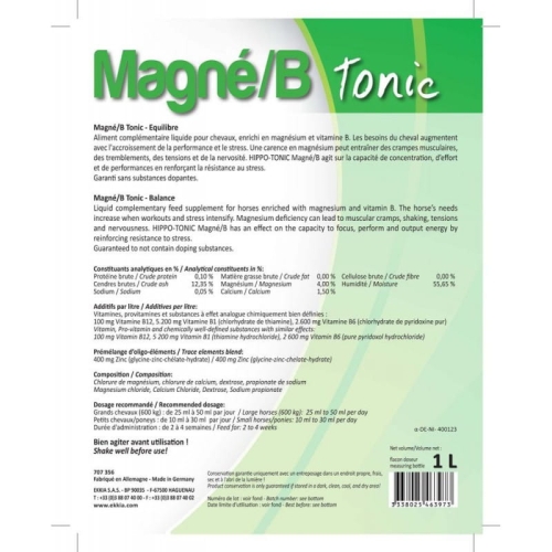 Hippo-Tonic magnez Magnesium + Vitamin B